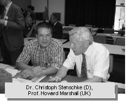 Dr. Christoph Stenschke (D), Prof. Howard Marshall (UK)