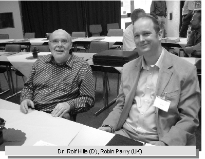 Dr. Rolf Hille (D), Robin Parry (UK)