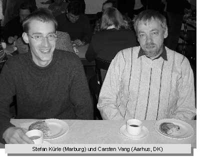 Stefan Kürle (Marburg) und Carsten Vang (Aarhus, DK)
