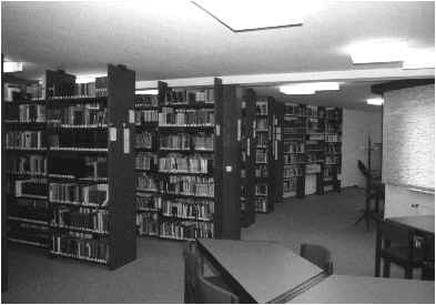 Blick in die Bibliothek