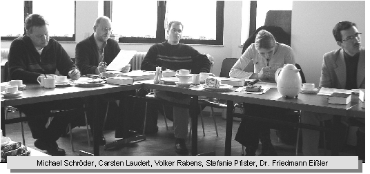 Michael Schröder, Carsten Laudert, Volker Rabens, Stefanie Pfister, Dr. Friedmann Eißler